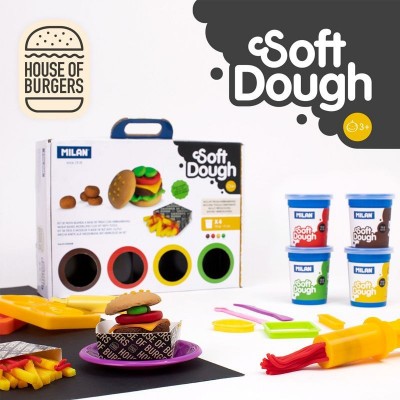 Coffret De Pâte à Modeler Souple Soft Dough Avec Outils Et Chiffres - Jeu  Créatif Pour Enfants - Jeux d'imitation BUT